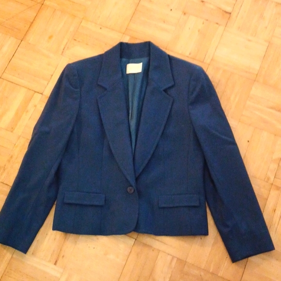 Penoleton blazer 100 percent virgin wool made in the USA size 10 - Picture 1 of 4